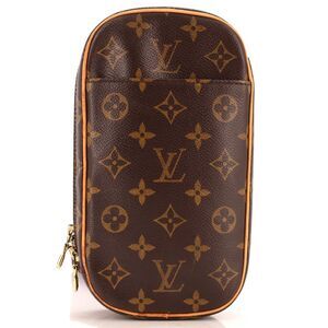 Louis Vuitton Pochette Gange Monogram Canvas Brown